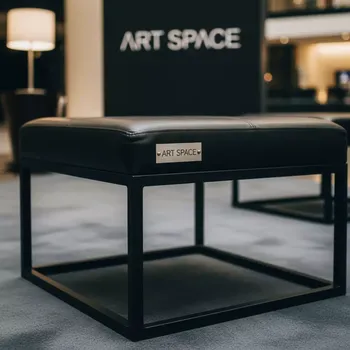 Аренда Пуф черный из экокожи Vental 04 125BK в отеле «Звездный» — ART SPACE