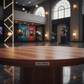 Аренда Столешница шпон круглая 25 мм в Grand Karat Sochi — ART SPACE