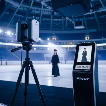 Аренда Сканер 3D RangeVision Spectrum с пластиковым кейсом в ледовом дворце «Роза Хутор» — ART SPACE