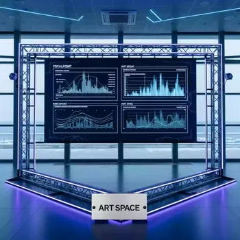 Аренда Проекционный экран Focalpoint 220″ на территории Морпорта Сочи — ART SPACE