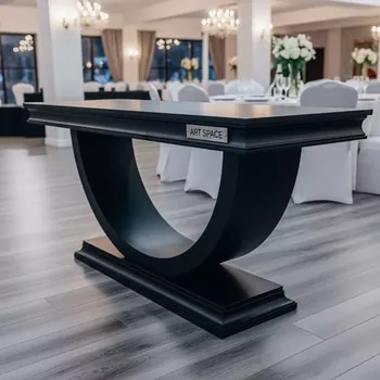 Аренда Стол раздвижной Лаки мини 900 300 мм азул черный в Karat Resort — ART SPACE