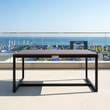 Аренда Стол Лидер 1 1200х600 венге черный в Grand Karat Sochi — ART SPACE