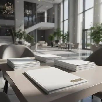Аренда Картонная обложка для переплета лен A4 250 г м² белая Fellowes Linen в Rodina Grand Hotel & SPA — ART SPACE