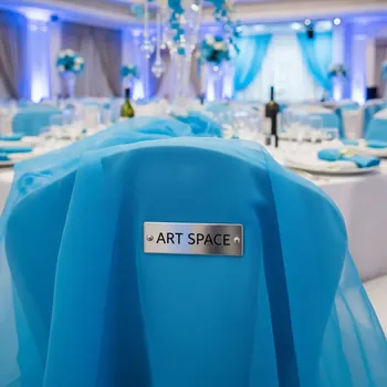 Аренда Ткань органза синяя 1 м в Golden Tulip Rosa Khutor — ART SPACE