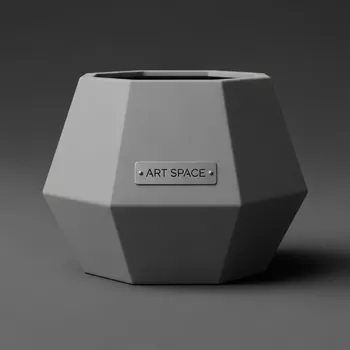 Аренда Кашпо Grey 13 см на парусной регате (Сочи) — ART SPACE