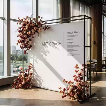 Аренда Пресс волл на юбилей в ресторане «Высота 5642» — ART SPACE