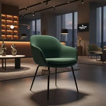 Аренда Кресло обеденное Liberty ткань зеленая в Mövenpick Hotel — ART SPACE