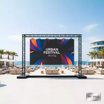 Аренда Экран LED уличный 3х2 м P3.9 в пляжном комплексе VinoGrad — ART SPACE