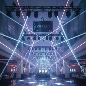 Аренда Головы светодиодные вращающиеся в казино «Сочи» — ART SPACE