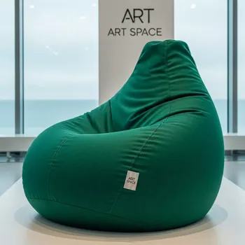 Аренда Кресло мешок изумрудное на территории Морпорта Сочи — ART SPACE