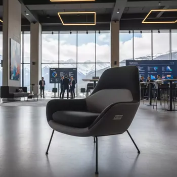 Аренда Кресло Burlesque черно серое в Sochi Marriott Krasnaya Polyana — ART SPACE