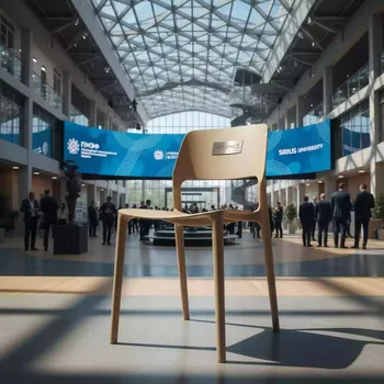 Аренда Стул пластиковый песочный Blitz в Университете «Сириус» — ART SPACE