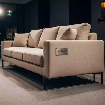 Аренда Диван трехместный Amsterdam бежевый в Radisson Collection Paradise — ART SPACE