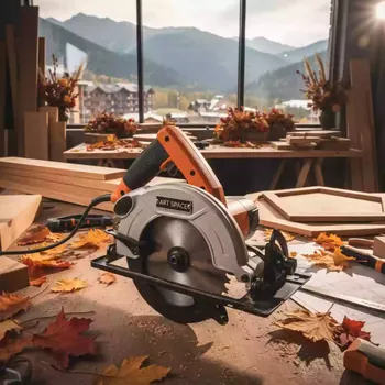 Аренда Пила циркулярная гипоидная Makita 5477NB в Поляна 1389 Отель и Спа — ART SPACE