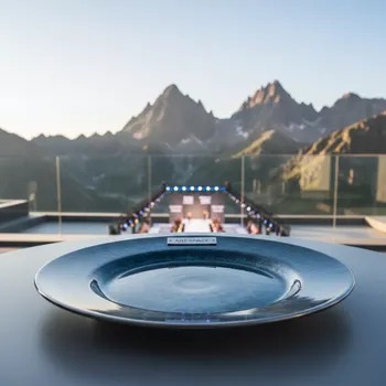 Аренда Тарелка Brina 24 см на площадке Rosa Peak (2320м) — ART SPACE