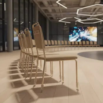 Аренда Стул Хит каркас шампань бежевый с заглушками в VK Stadium Sirius — ART SPACE