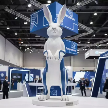 Аренда Фигура ростовая зимний заяц в Gamma Sirius — ART SPACE