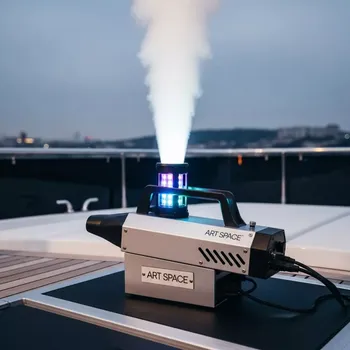 Аренда Крио установка Cryo Jet CO2 LED DMX на VIP теплоходе (Морпорт Сочи) — ART SPACE