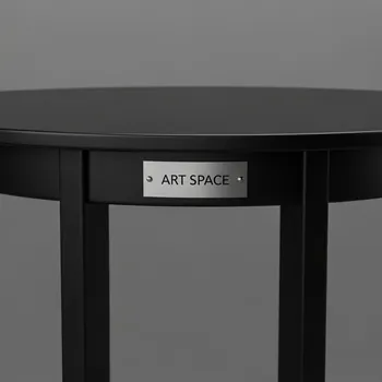 Аренда Стол коктейльный Buffet черный диаметр 60 см в VK Stadium Sirius — ART SPACE