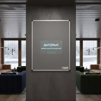 Аренда Доска текстильная TTA129 GREY 120x90 на теплоходе «Дагомыс» — ART SPACE