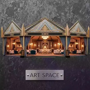 Аренда Шатер павильон 10х30 м в санатории «Металлург» — ART SPACE