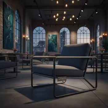Аренда Лежак металлический правый Pipe в ресторане «La Terrazza» — ART SPACE