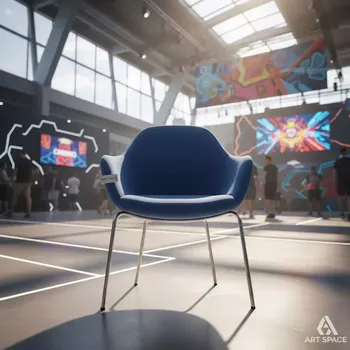 Аренда Стул пластиковый с обивкой Hug в Red Arena — ART SPACE