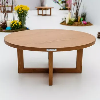 Аренда Стол кофейный круглый 60 капучино DECO в МФК «Горный» — ART SPACE