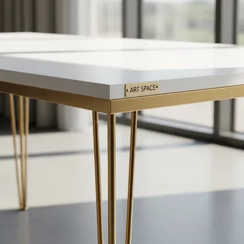 Аренда Стол Affari Gold и White в ресторане «Voda» — ART SPACE