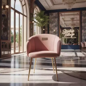Аренда Стул Сандра велюр пыльно розовый в Radisson Blu Resort & Congress Centre — ART SPACE