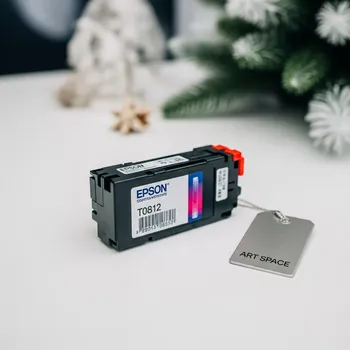 Аренда Картридж с голубыми чернилами повышенной емкости Epson T0812 в Керлинговом центре «Ледяной куб» — ART SPACE