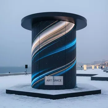 Аренда Экраны LED гибкие на Имеретинской набережной — ART SPACE