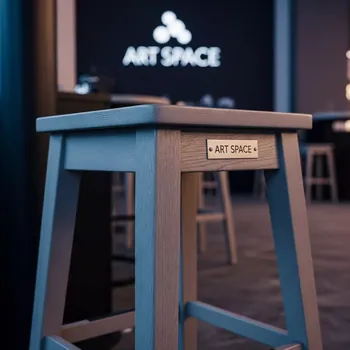 Аренда Стул Такер полубарный деревянный светло серый в Radisson Blu Resort & Congress Centre — ART SPACE