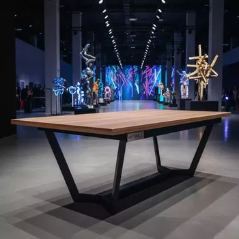 Аренда Стол Лофт 2 светлый орех черный в Поляна 1389 Отель и Спа — ART SPACE
