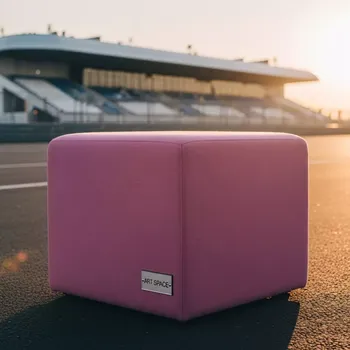 Аренда Пуф pink cube Shape на Сочи Автодроме — ART SPACE