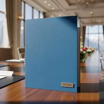Аренда Картонная обложка для переплета лен A4 250 г м² синяя Fellowes Linen в Radisson Hotel Rosa Khutor — ART SPACE