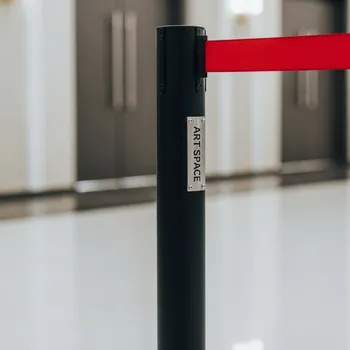 Аренда Столбик оградительный Barrier black & red в банкетном зале «Дельфин» — ART SPACE