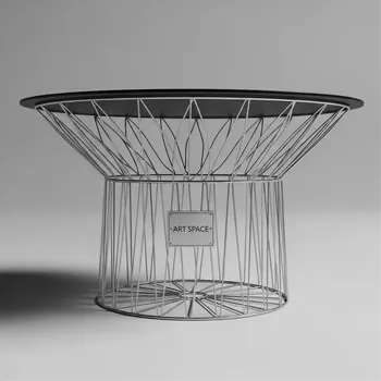 Аренда Стол журнальный Wire диаметр 60 см в VK Stadium Sirius — ART SPACE