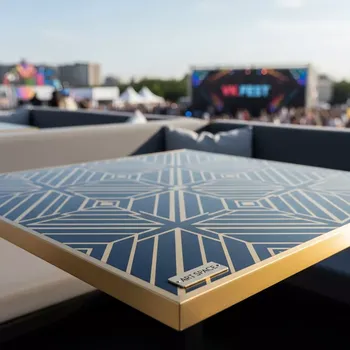 Аренда Столешница квадратная из compact laminate в ресторане «D.O.M» — ART SPACE