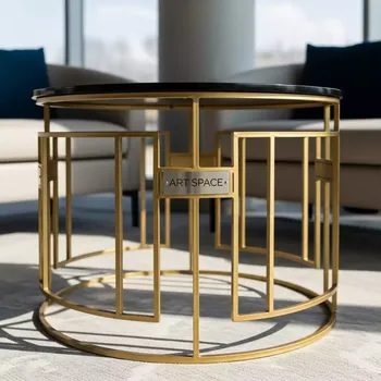 Аренда Журнальный стол GM золотой в Omega Sirius — ART SPACE