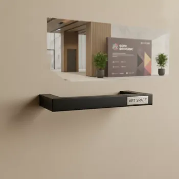 Аренда Ручка скоба мебельная Capri C 128 мм черная матовая в City Park Hotel Sochi — ART SPACE