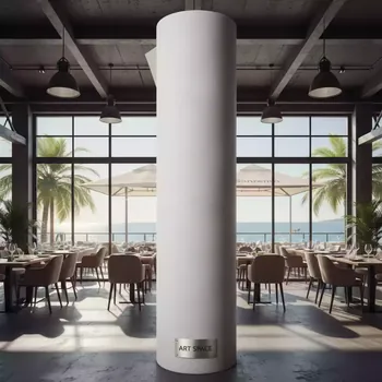 Аренда Холст Indorian матовый 380 г м² 1,52х30 м в ресторане «Sanremo» — ART SPACE