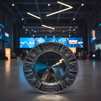 Аренда Тарелка подстановочная Gatsby серебро 33 см в ОКЦ «Галактика» — ART SPACE