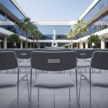 Аренда Стулья складные серые для конференции в Courtyard by Marriott Sochi — ART SPACE