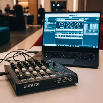 Аренда Контроллер DMX Sunlite и ноутбук с программой в Boutique Hotel PORTUM 1905 — ART SPACE