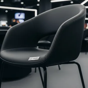 Аренда Стул черный экокожа Vita в Omega Sirius — ART SPACE