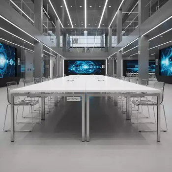 Аренда Стол белый Лидер 2 2400х900 в Сириус Арене — ART SPACE