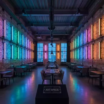 Аренда Панель RGB светодиодная Pixel Bar 24 в ресторане «Баран-Рапан» — ART SPACE