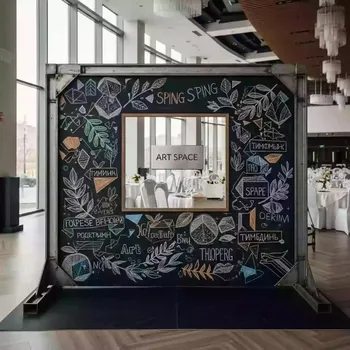 Аренда Меловая фотозона в банкетном зале «Дельфин» — ART SPACE