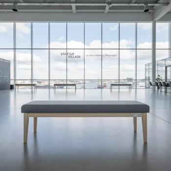 Аренда Банкетка Люкс Рио 111 серая в зале «Чайка» (Морпорт) — ART SPACE